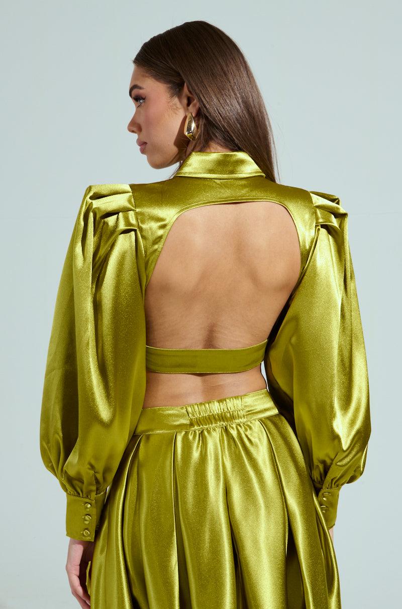 TYPE SLAAAY CROPPED BLOUSE Product Image