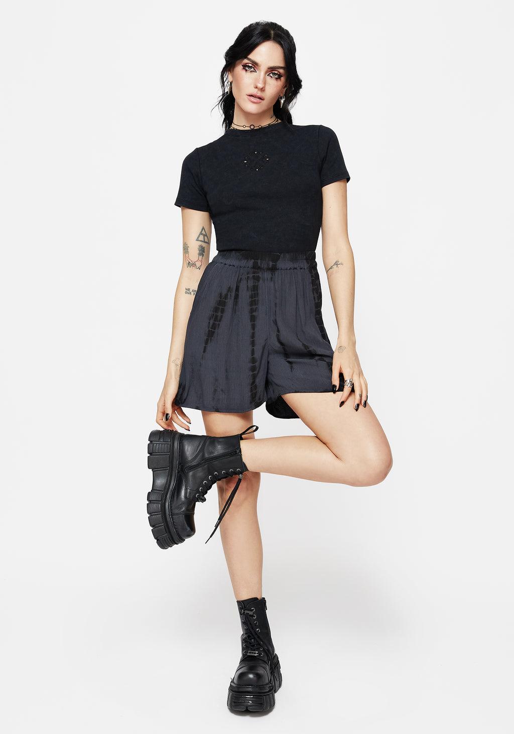 Aria Tie Dye Shorts Product Image