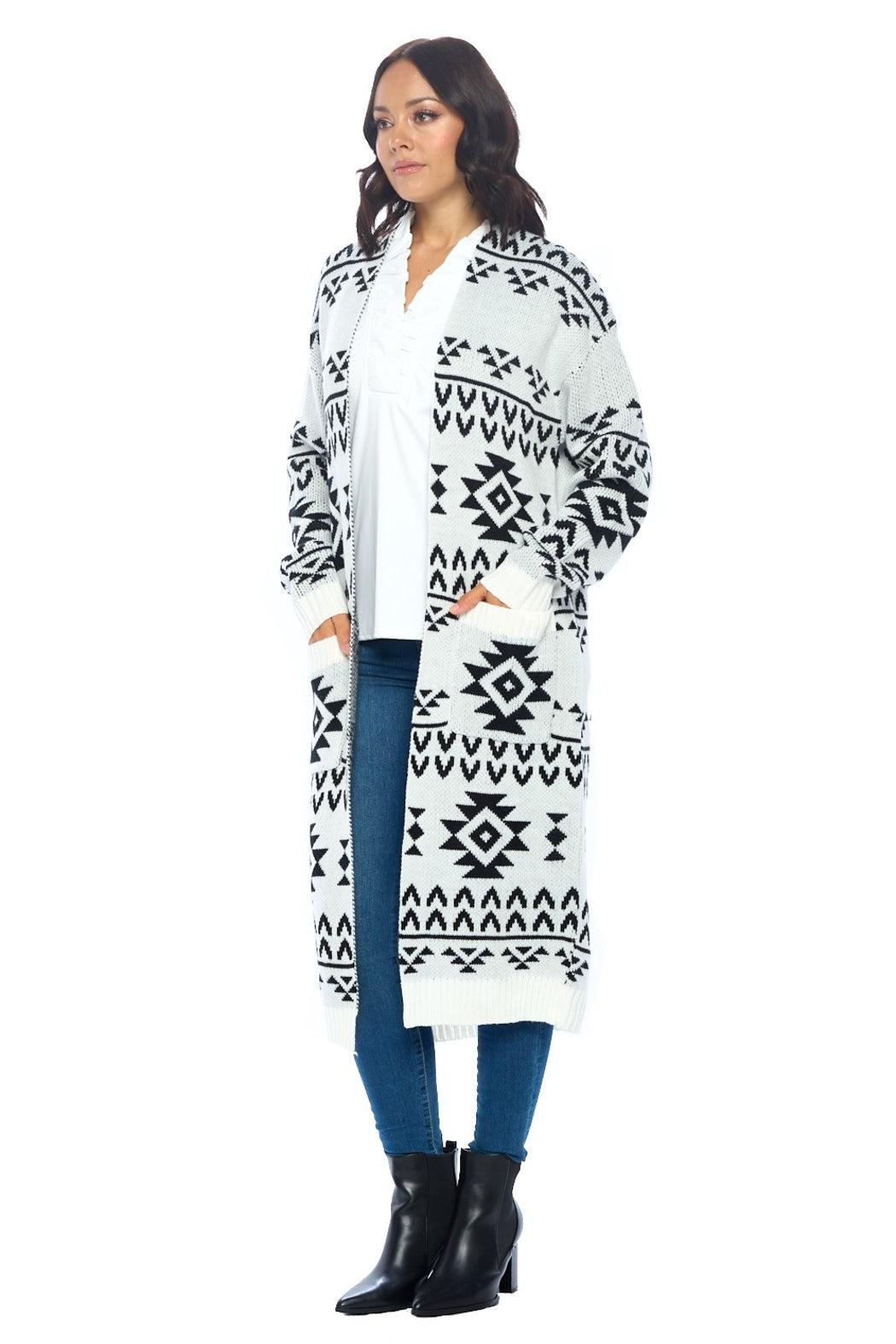 Grey Long Duster Product Image