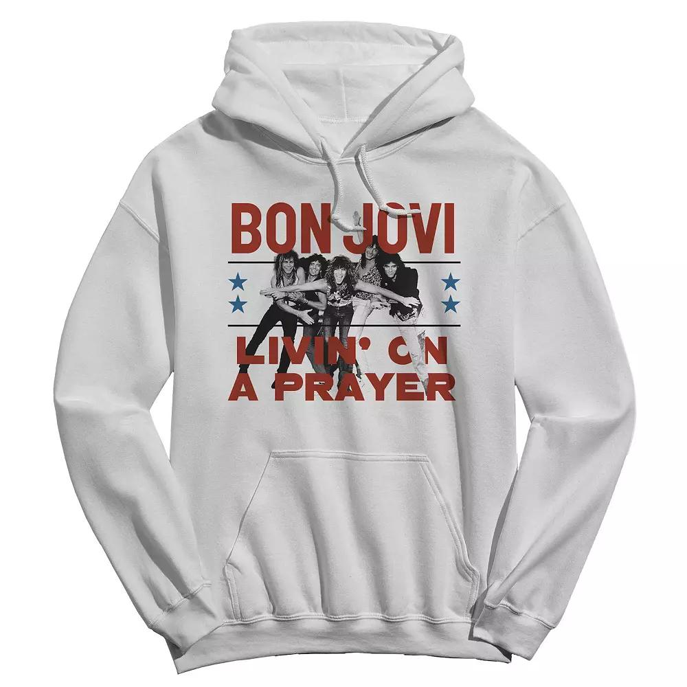 Men's Bon Jovi Livin On A Prayer Graphic Hoodie, Adult Unisex,  Product Image