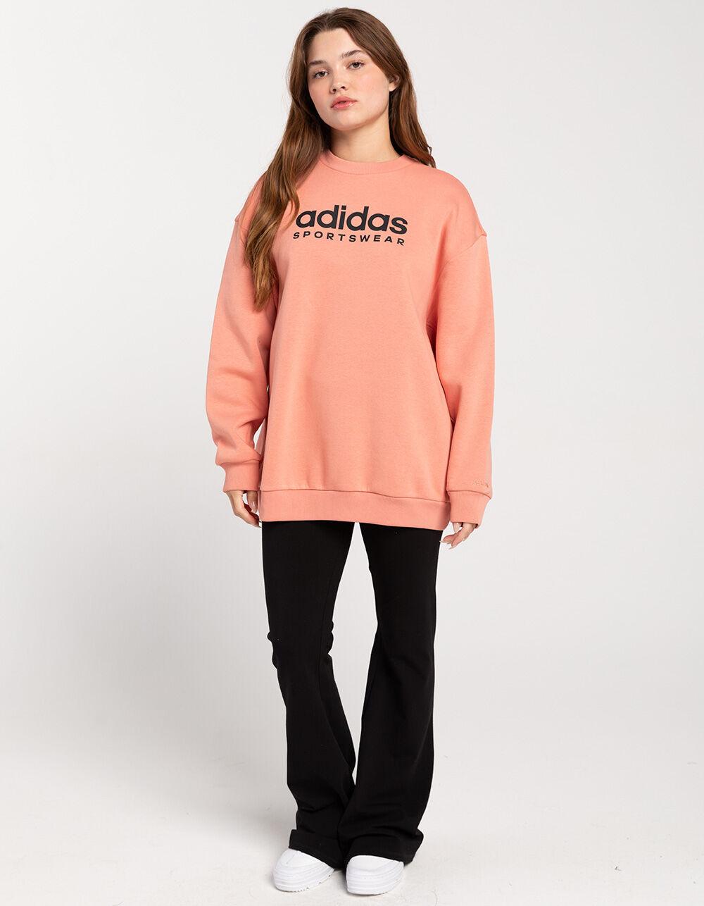 ADIDAS All SZN GFX Womens Crewneck Sweatshirt - CLAY Product Image