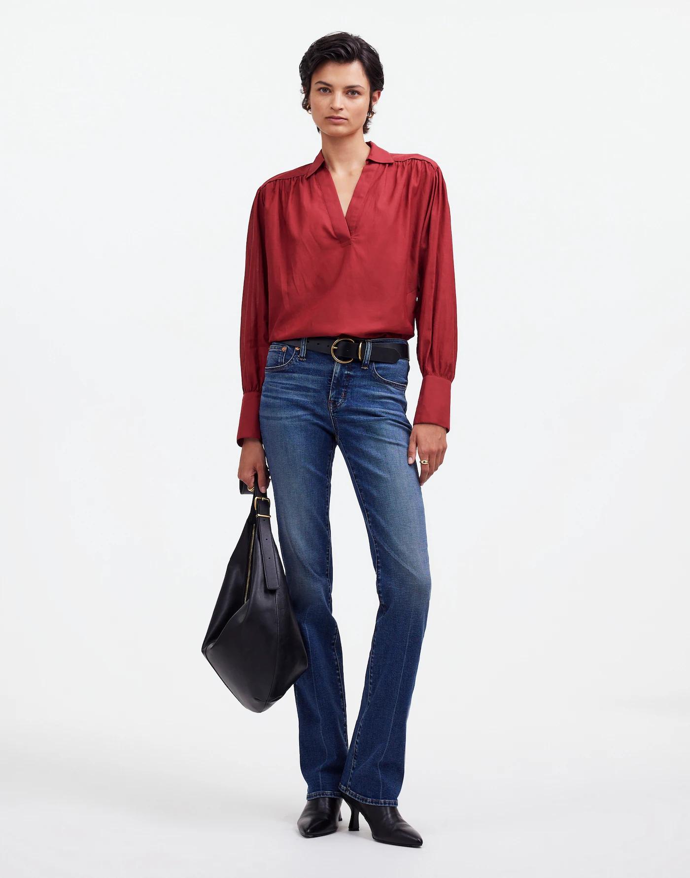 Easy Long-Sleeve Popover Shirt Product Image