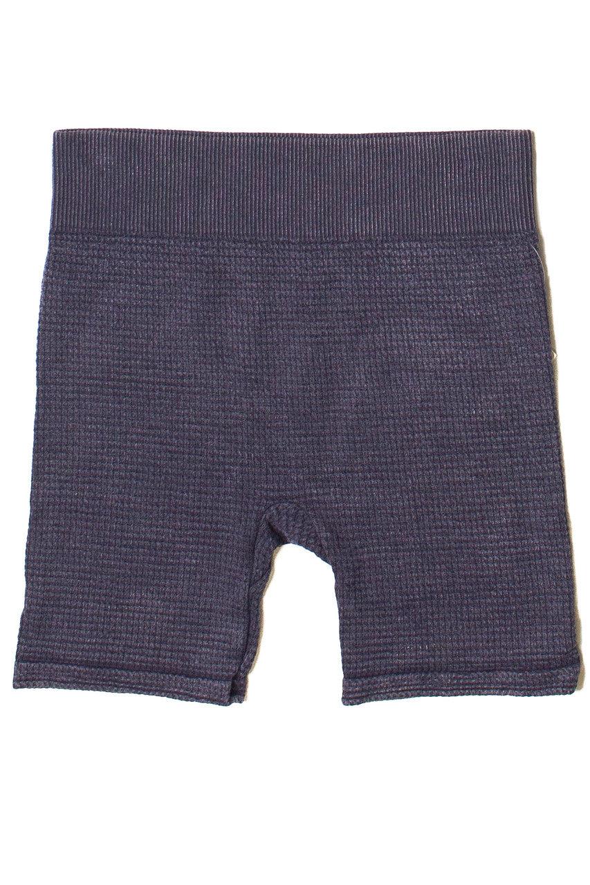 Waffle Knit Seamless Biker Shorts Product Image