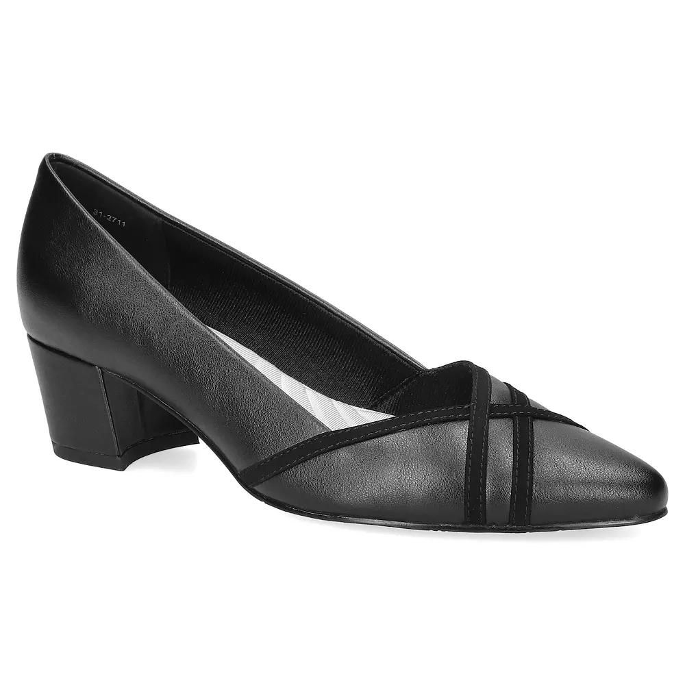 Easy Street Women's Lotus Block Heel Pumps,  Product Image