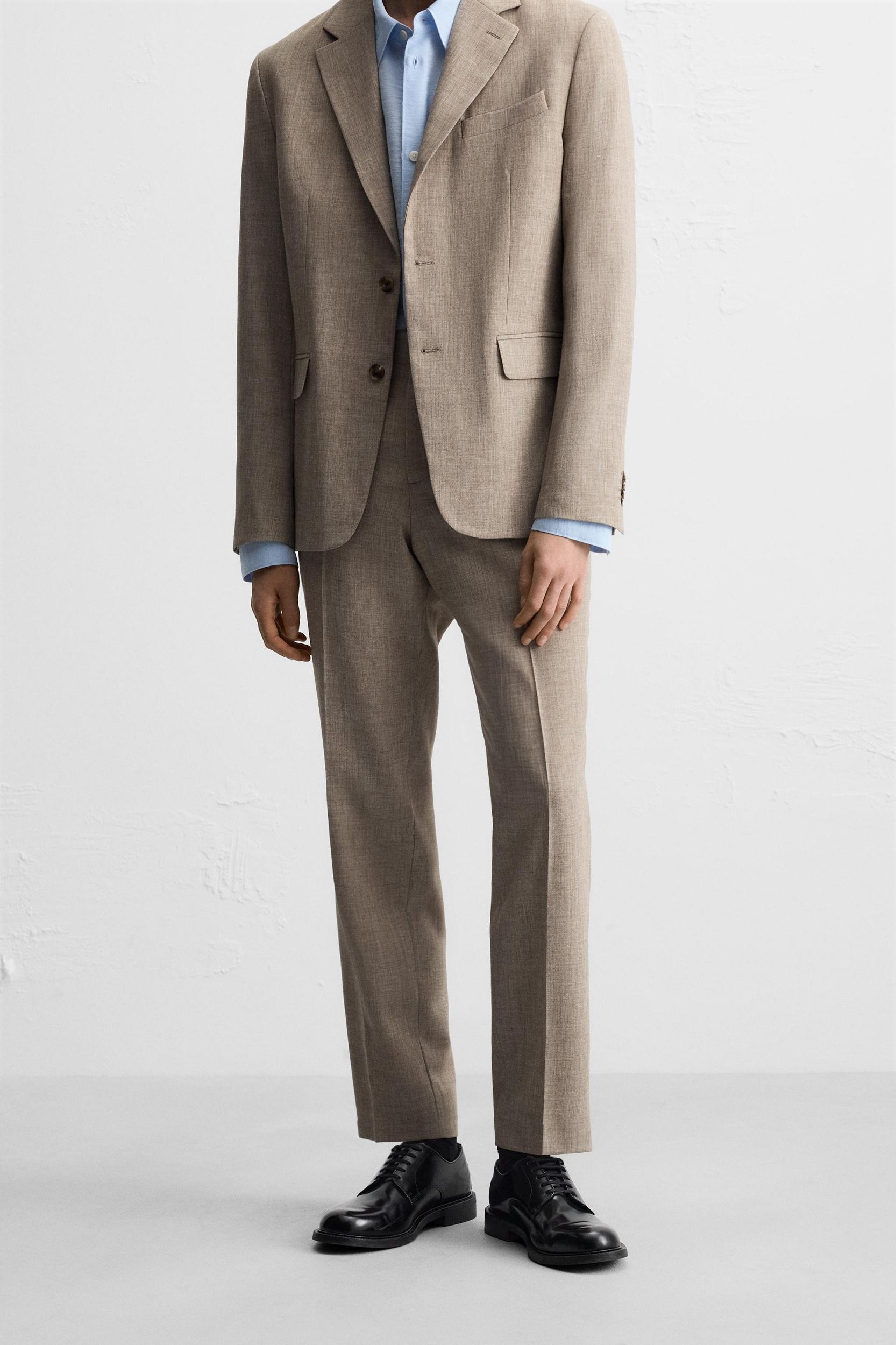 WOOL SUIT PANTS Product Image