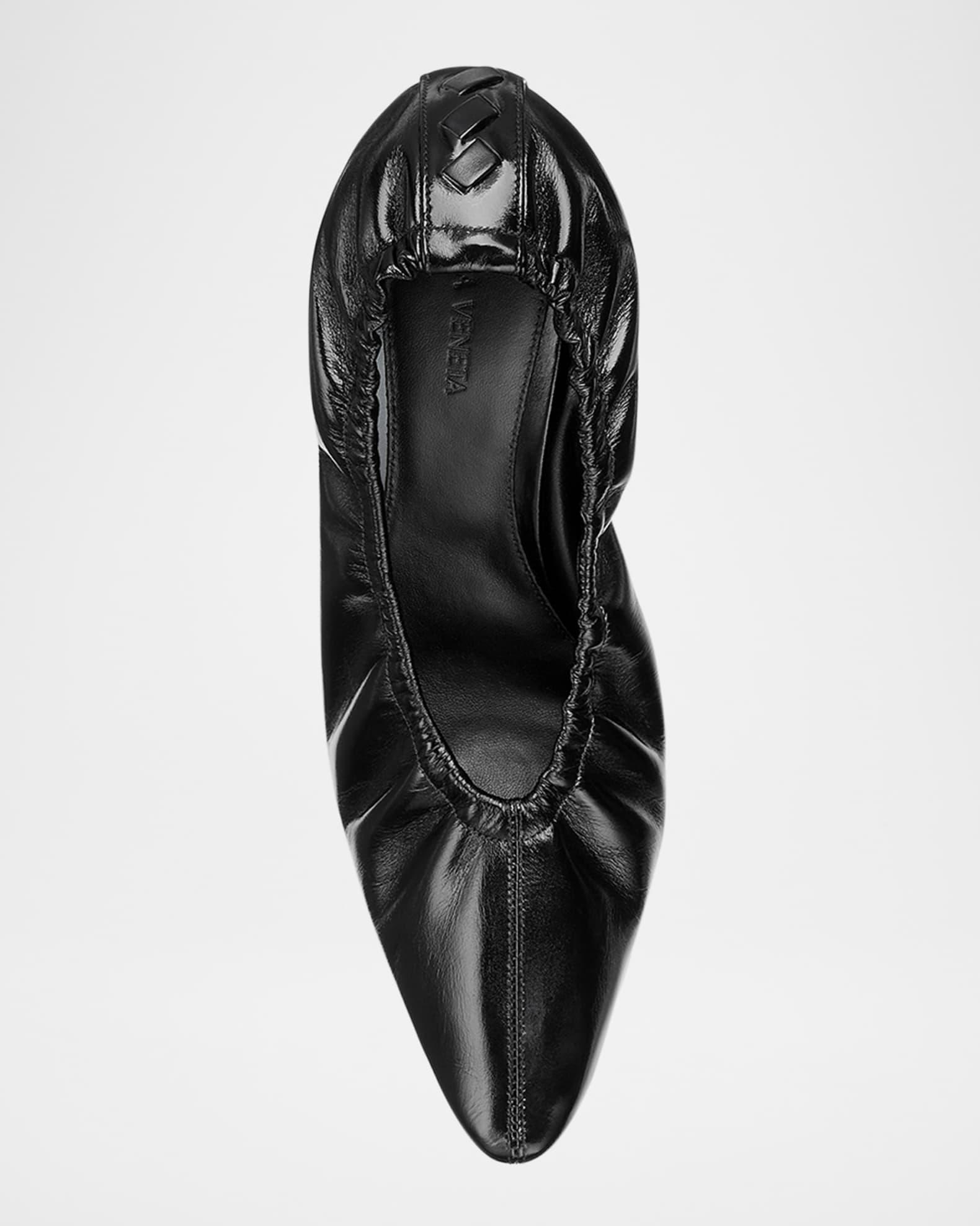 Sofia Elasticated Leather Pumps Product Image