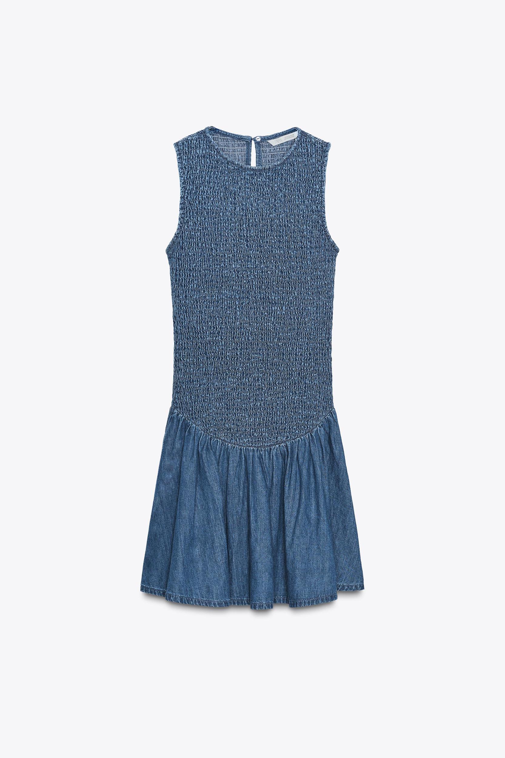 SMOCKED SHORT DRESS Product Image