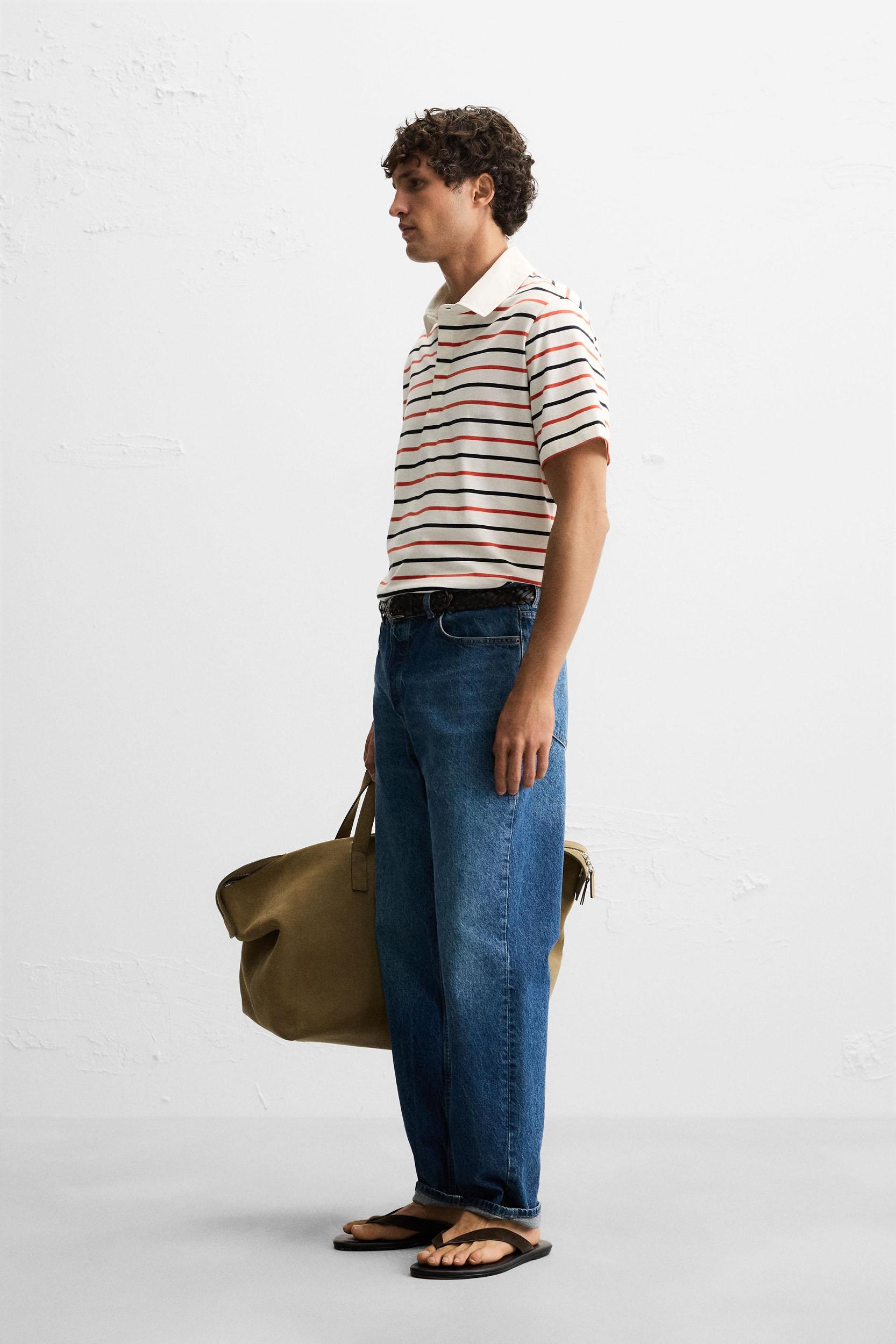 STRIPED POLO SHIRT Product Image