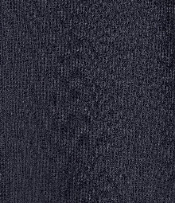 A Loves A Waffle Knit Crew Neck Dropped Long Sleeve Coordinating Pullover Product Image