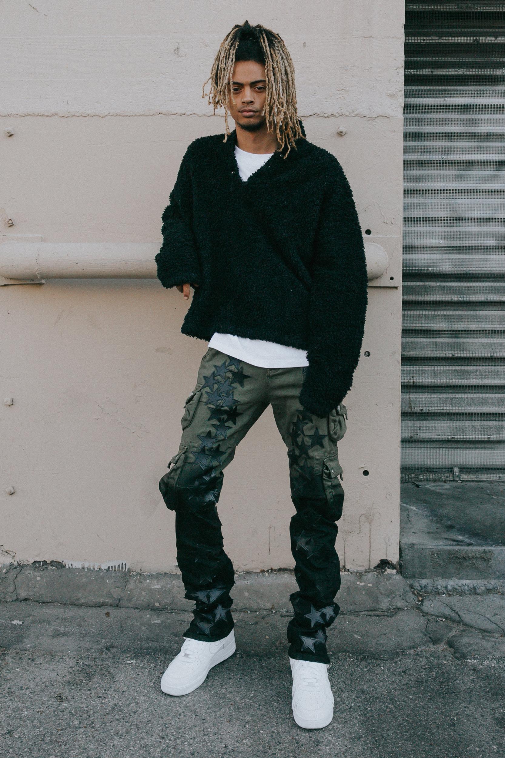 D474 Cargo Straight Denim - Multi Male Product Image