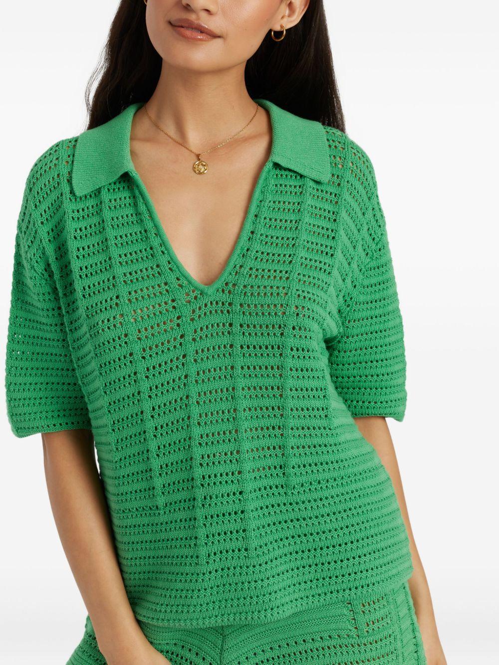 crochet-knit top Product Image