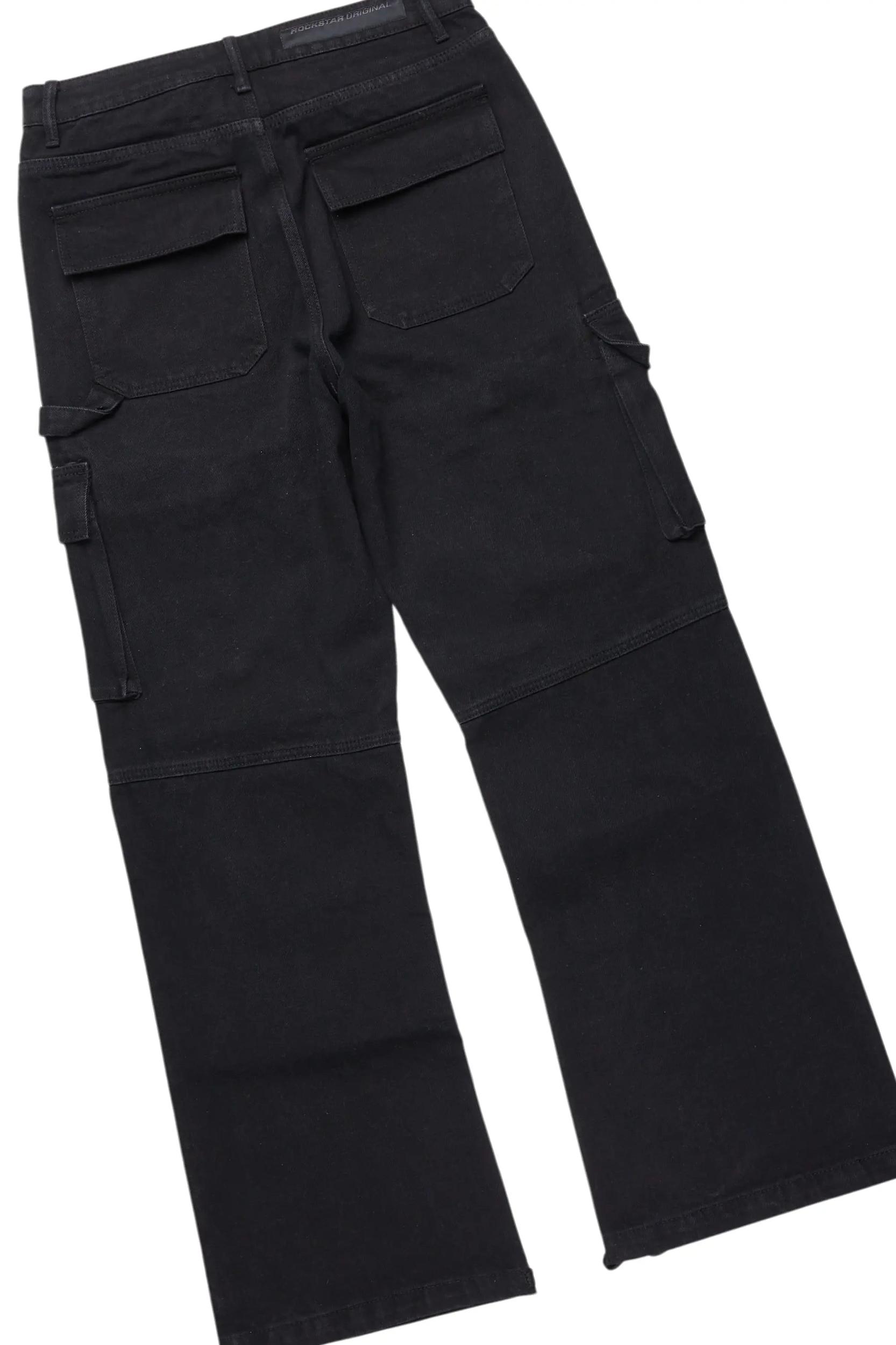 Grill Black Hoodie/Baggy Fit Jean Bundle Male Product Image