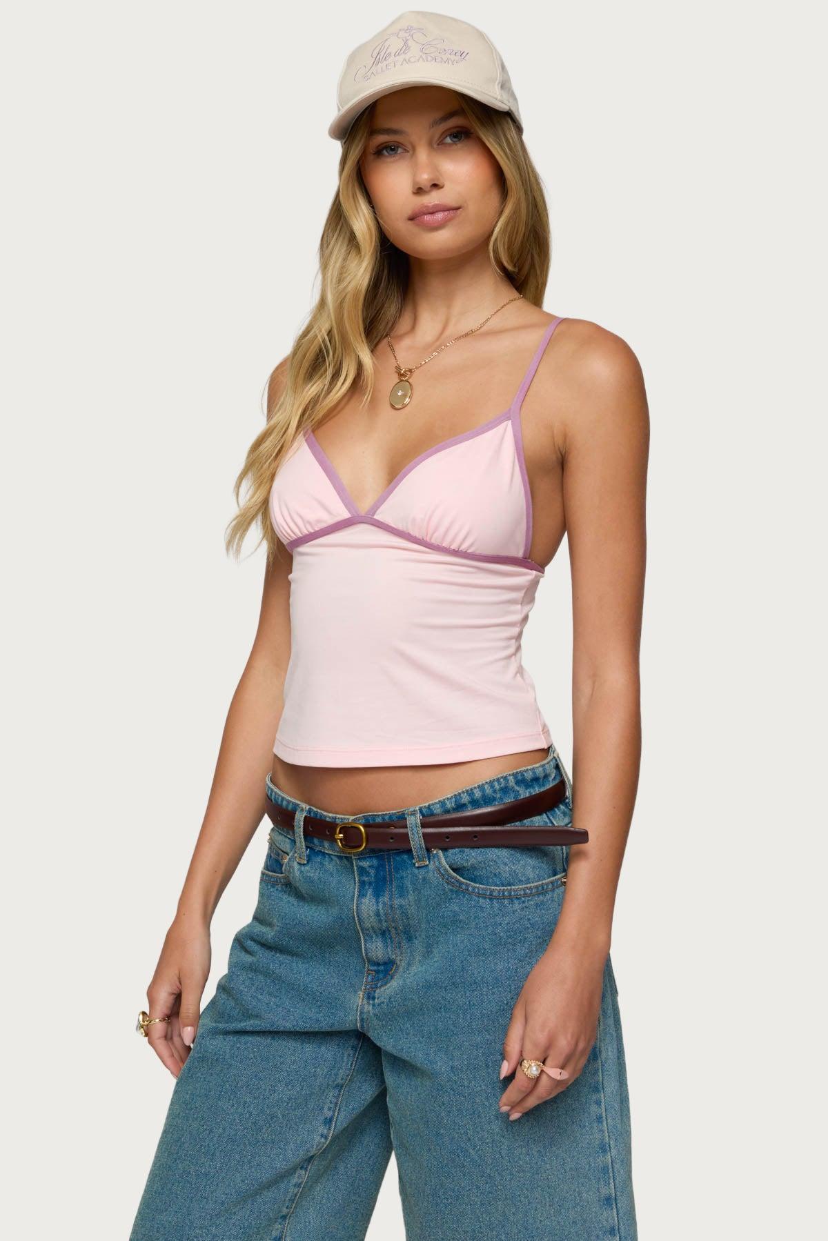 Leona Contrast Tank Top Product Image