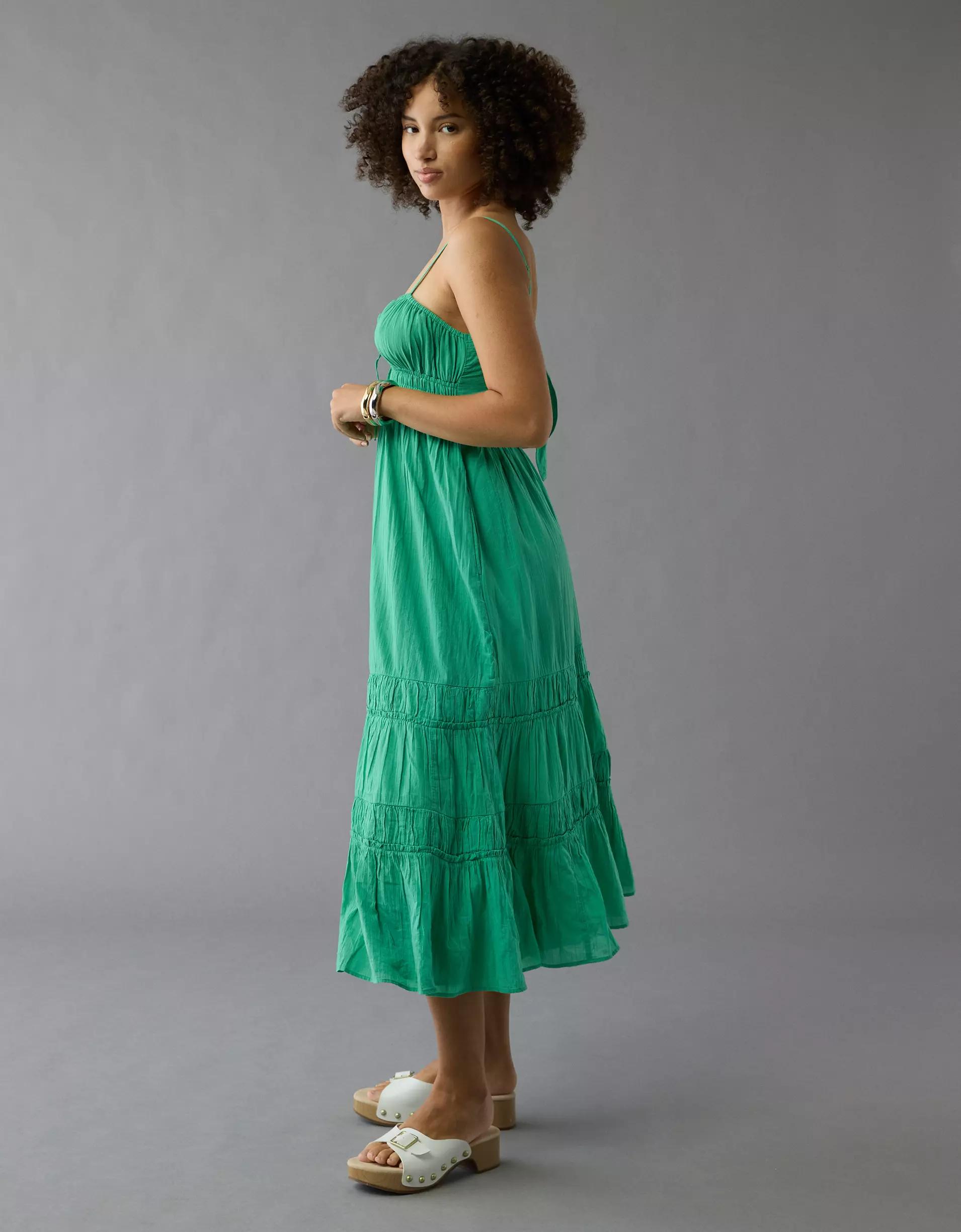 AE Sweetheart Open-Back Midi Dress Product Image