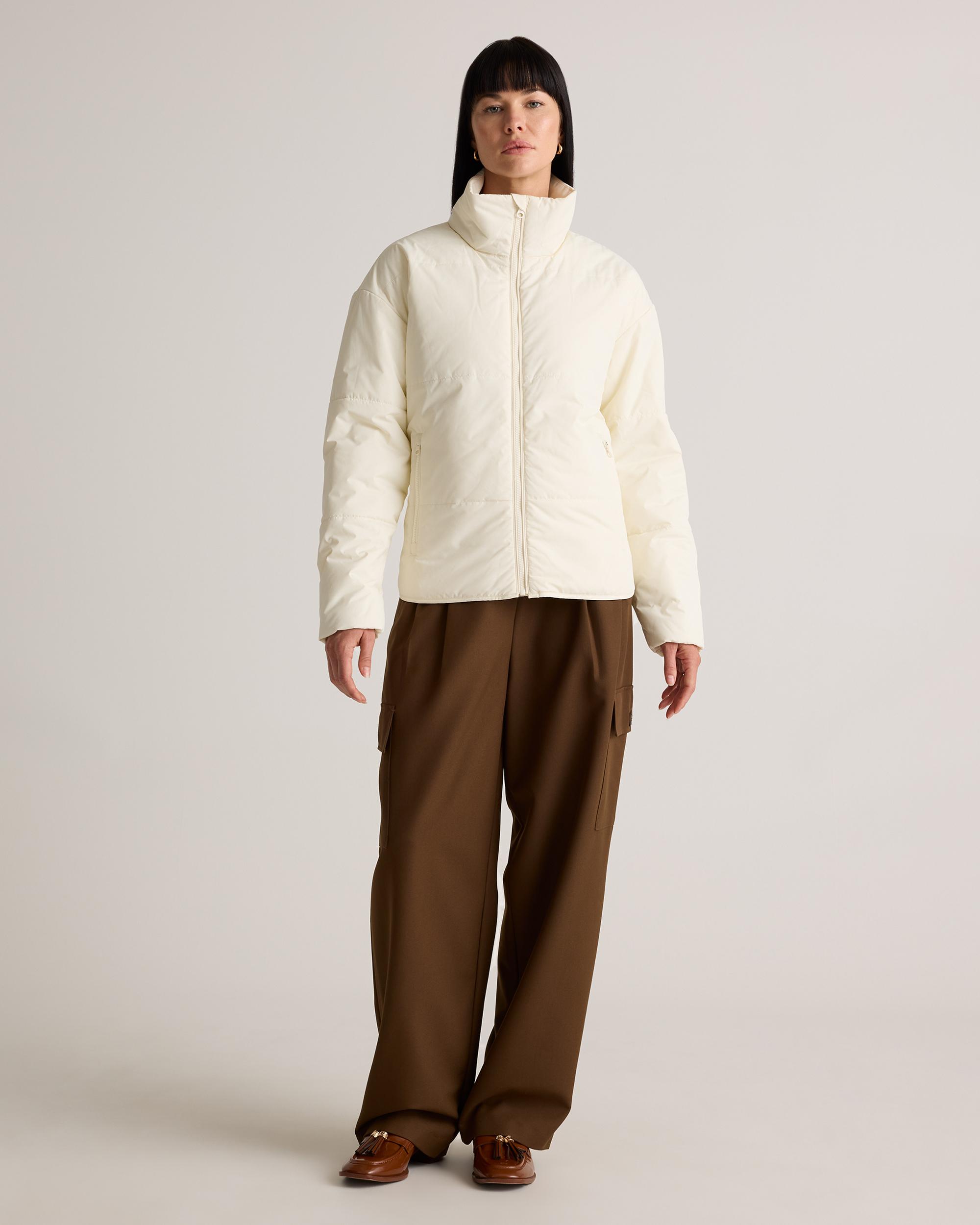 Quince | Women's Featherless Puffer Zip Jacket Recycled Polyester Product Image