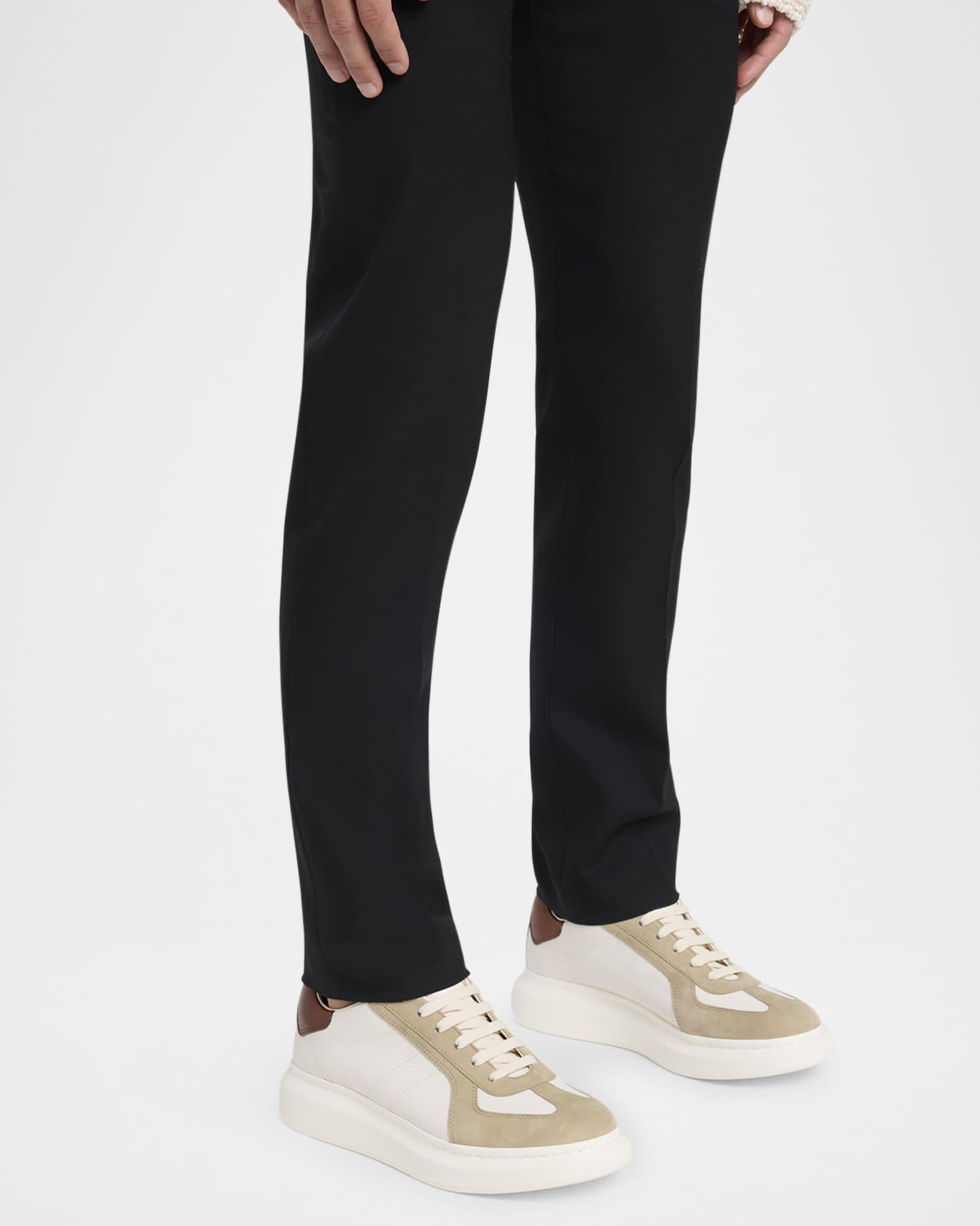 Men's Oversized Leather Low-Top Sneakers Product Image