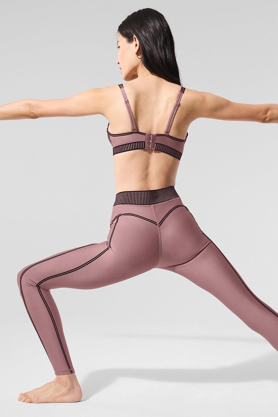 Airlift High-Waist 7/8 Line Up Legging - Smoky Quartz Female Product Image