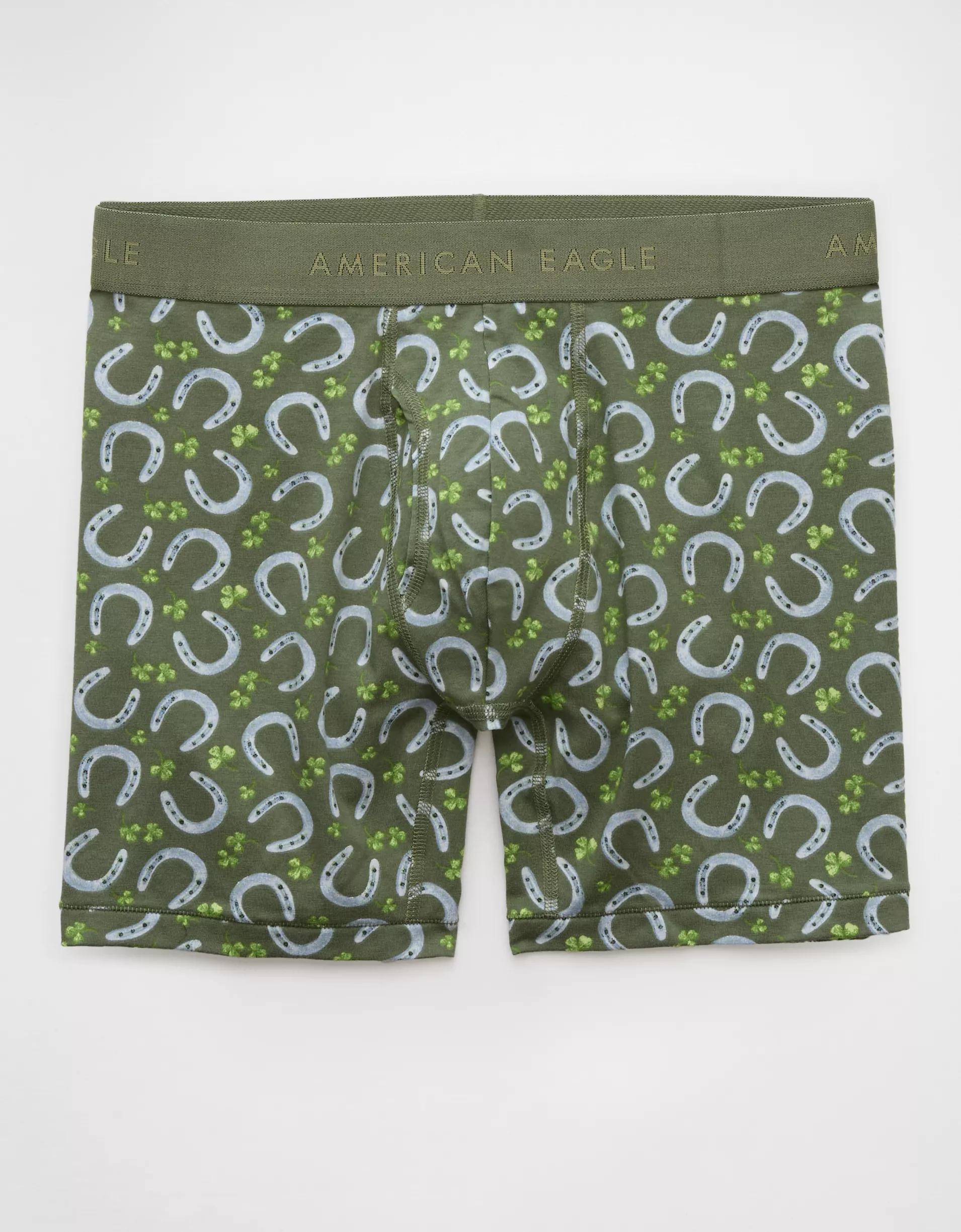 AEO Men's St. Patrick's Day Horseshoes 6" Classic Boxer Brief Product Image