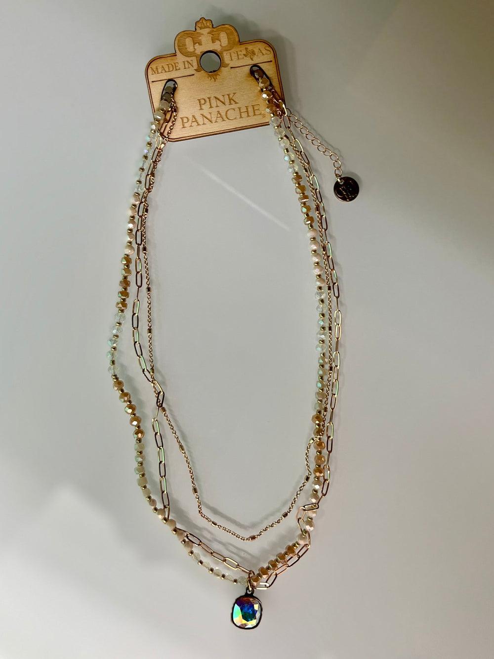 Golden Cluster Panache Necklace Product Image