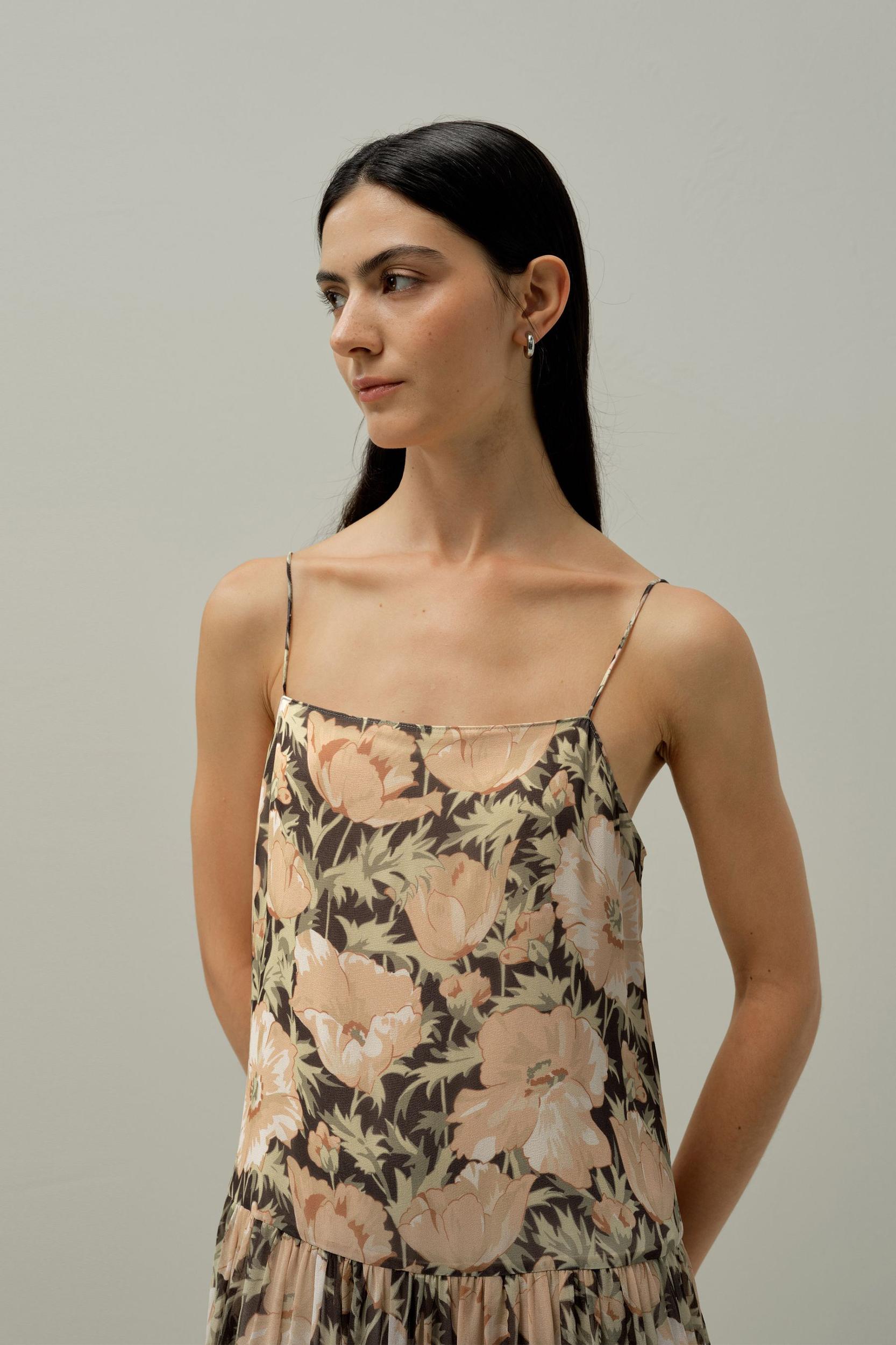 Poppy Parade Slip Dress -Made With Liberty Fabric Product Image