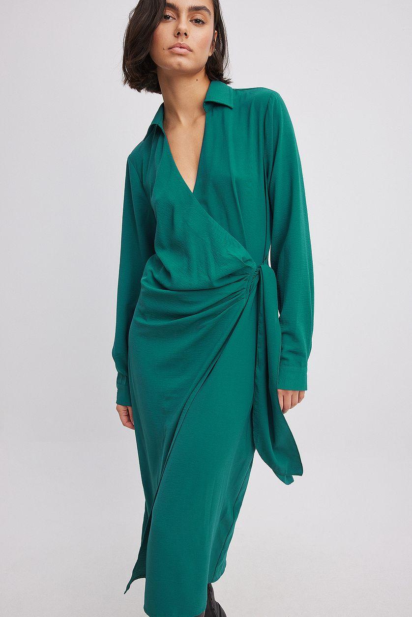Wrap Midi Dress Product Image