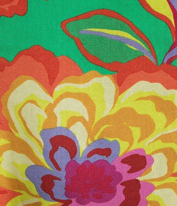 GB Floral Linen Halter Dress Product Image