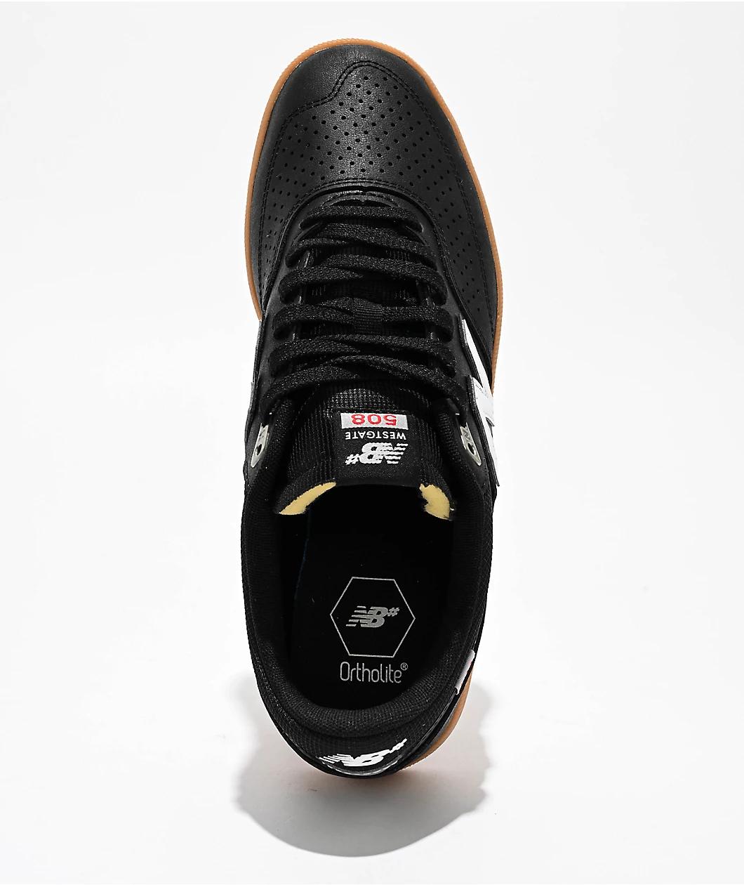 New Balance Numeric Westgate 508 Black & Gum Skate Shoes Product Image