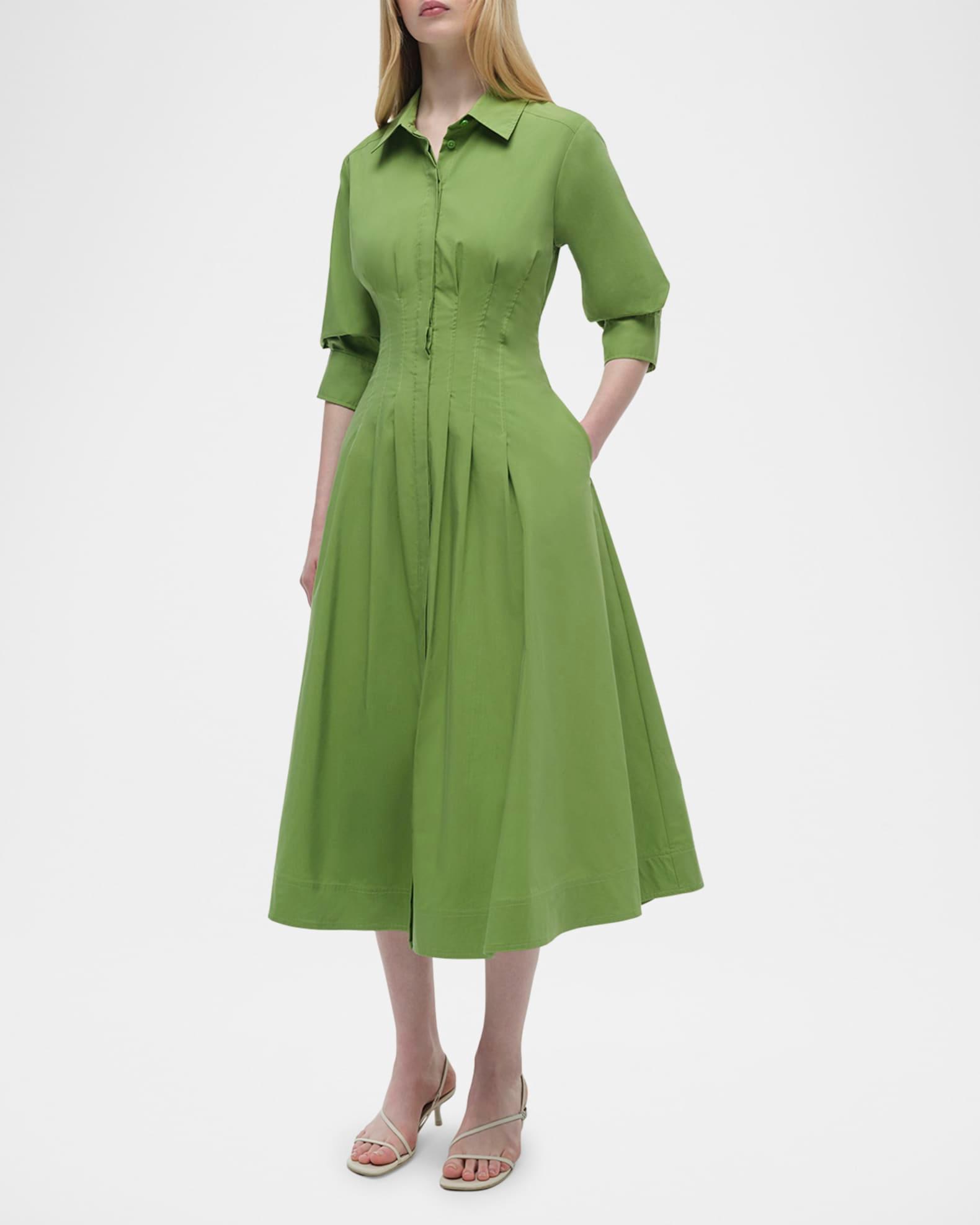 Jazz Pintuck Midi Dress Product Image
