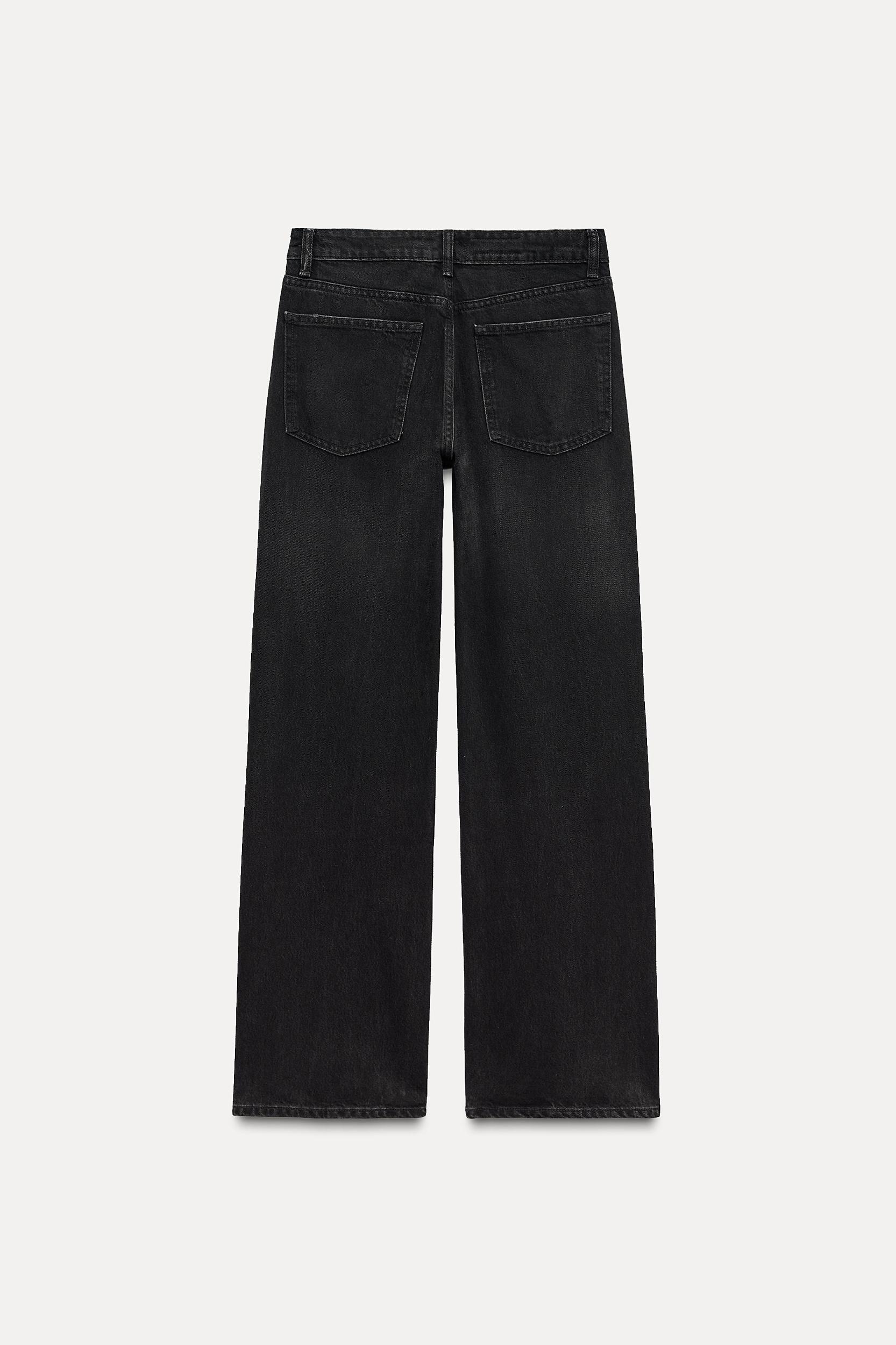 FULL LENGTH TRF MID-RISE WIDE LEG JEANS Product Image