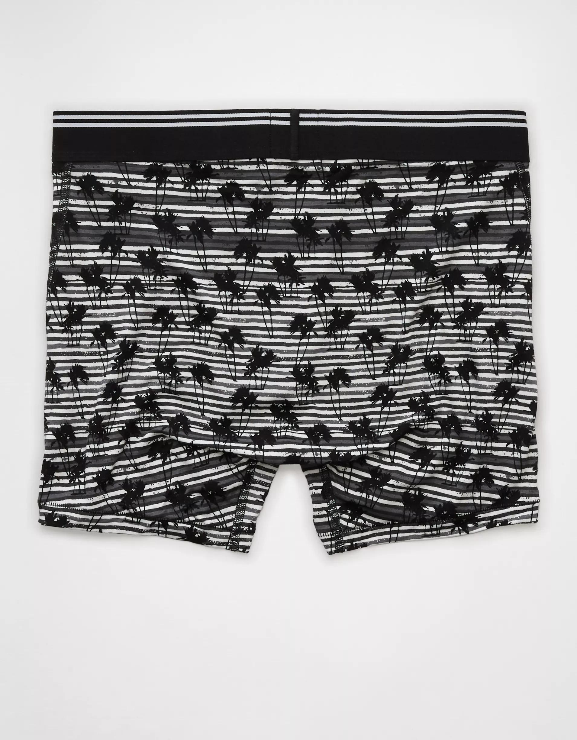 AEO Men's Palm Trees 4.5" Ultra Soft Boxer Brief Product Image