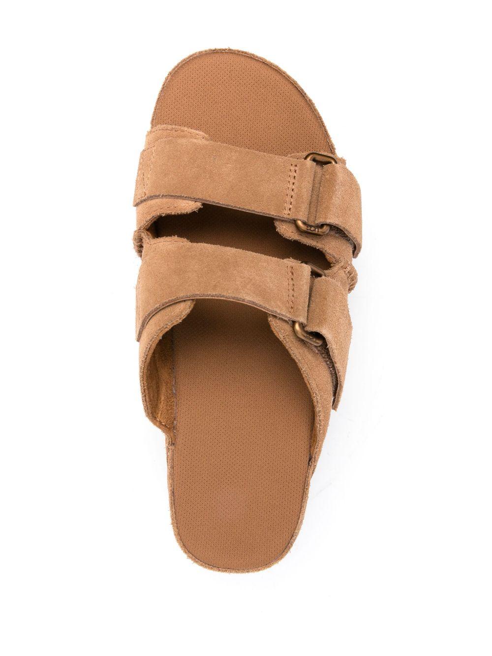 Goldenstar Hi suede slides Product Image