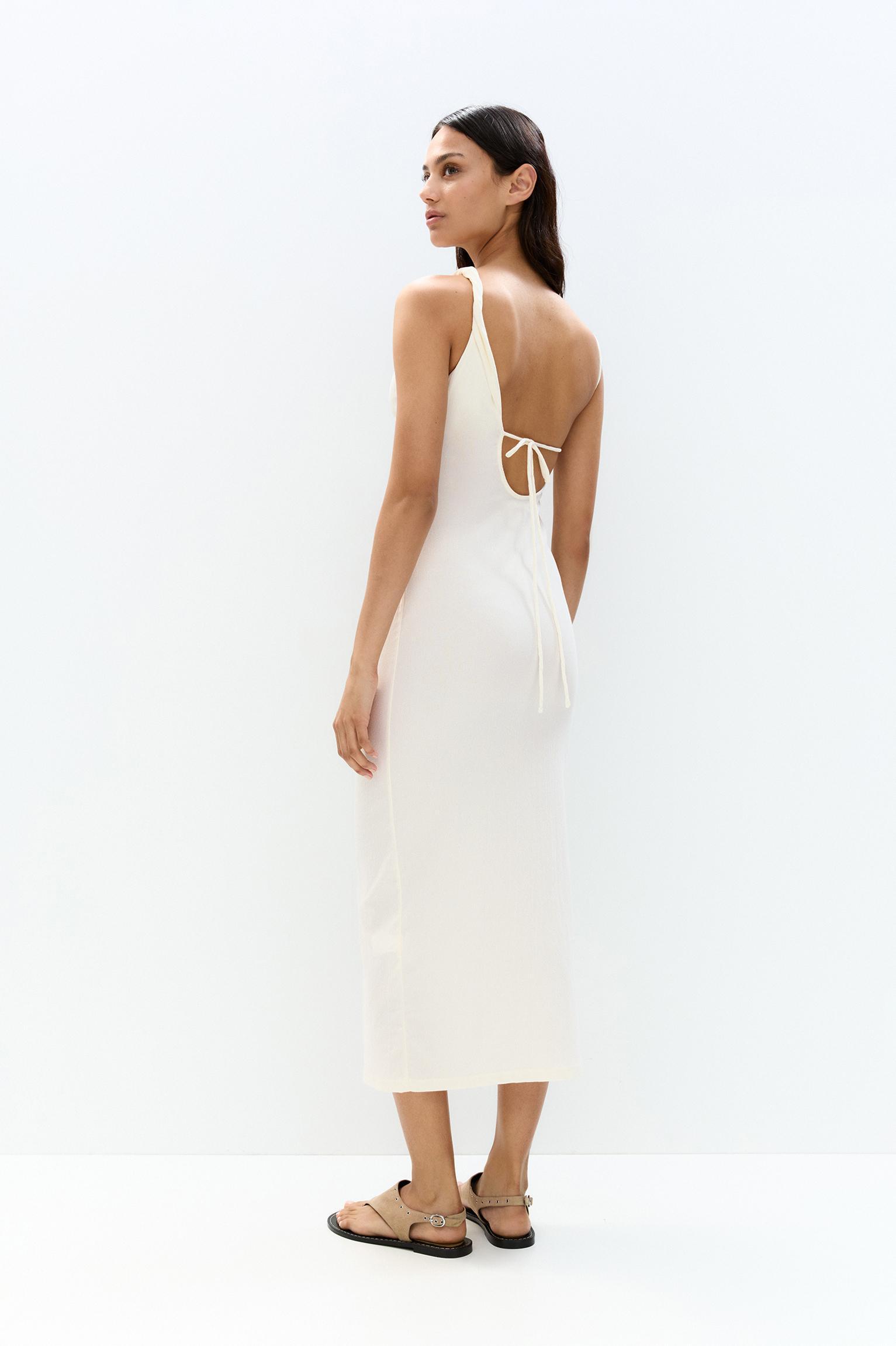 Asymmetric midi dress Product Image