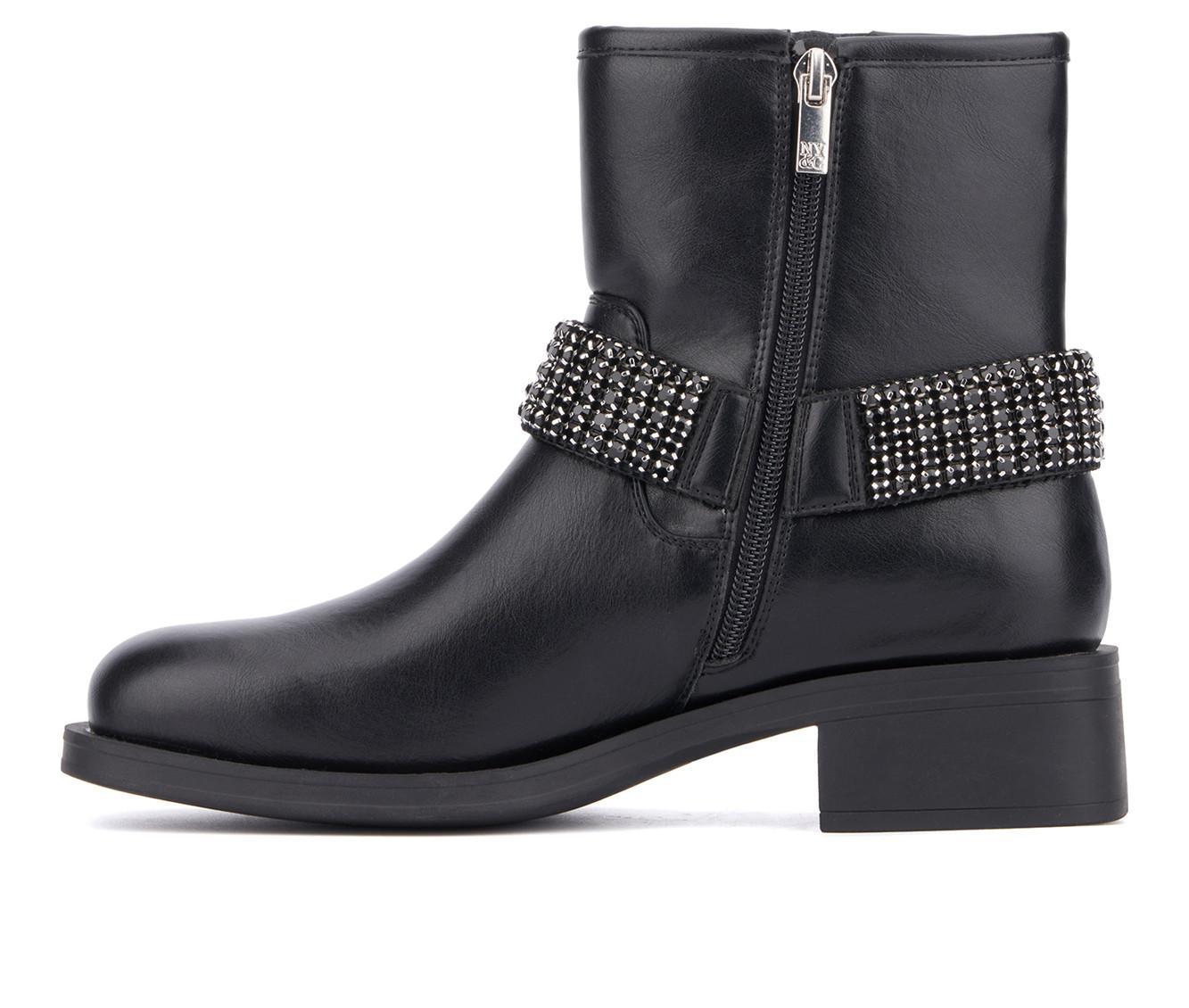 Women's New York and Company Carson Moto Boots Product Image