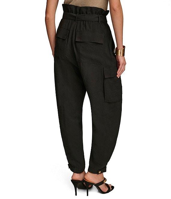 Donna Karan Belted High Rise Cargo Pants Product Image