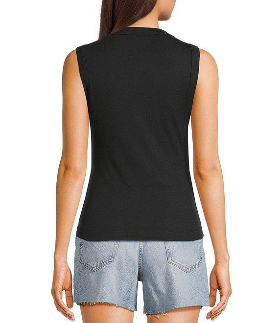Guess Tina Sleeveless Rib Tank Top Product Image