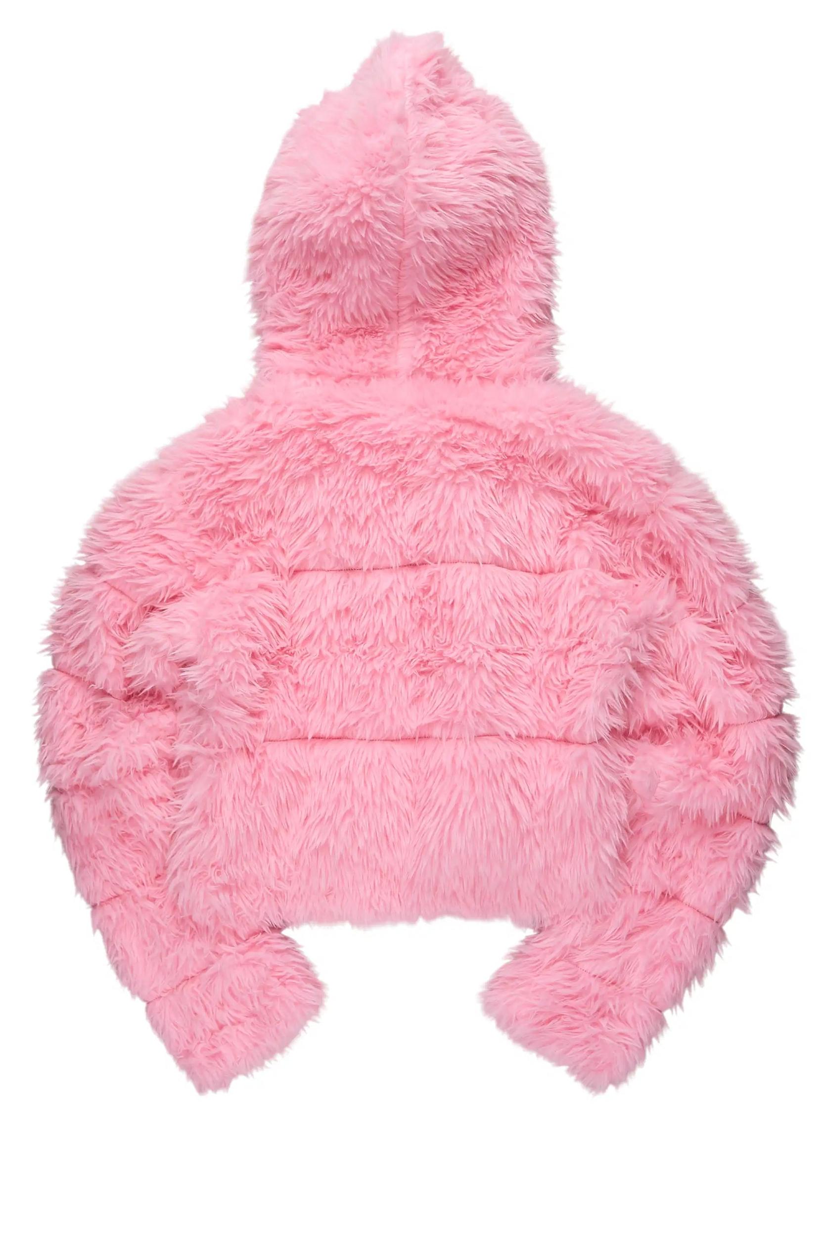 Kristin Pink Fur Jacket Female Product Image
