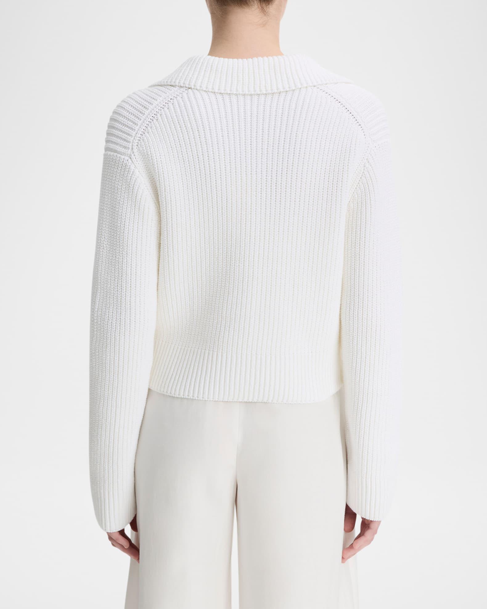 Double-Breasted Sweater Jacket Product Image