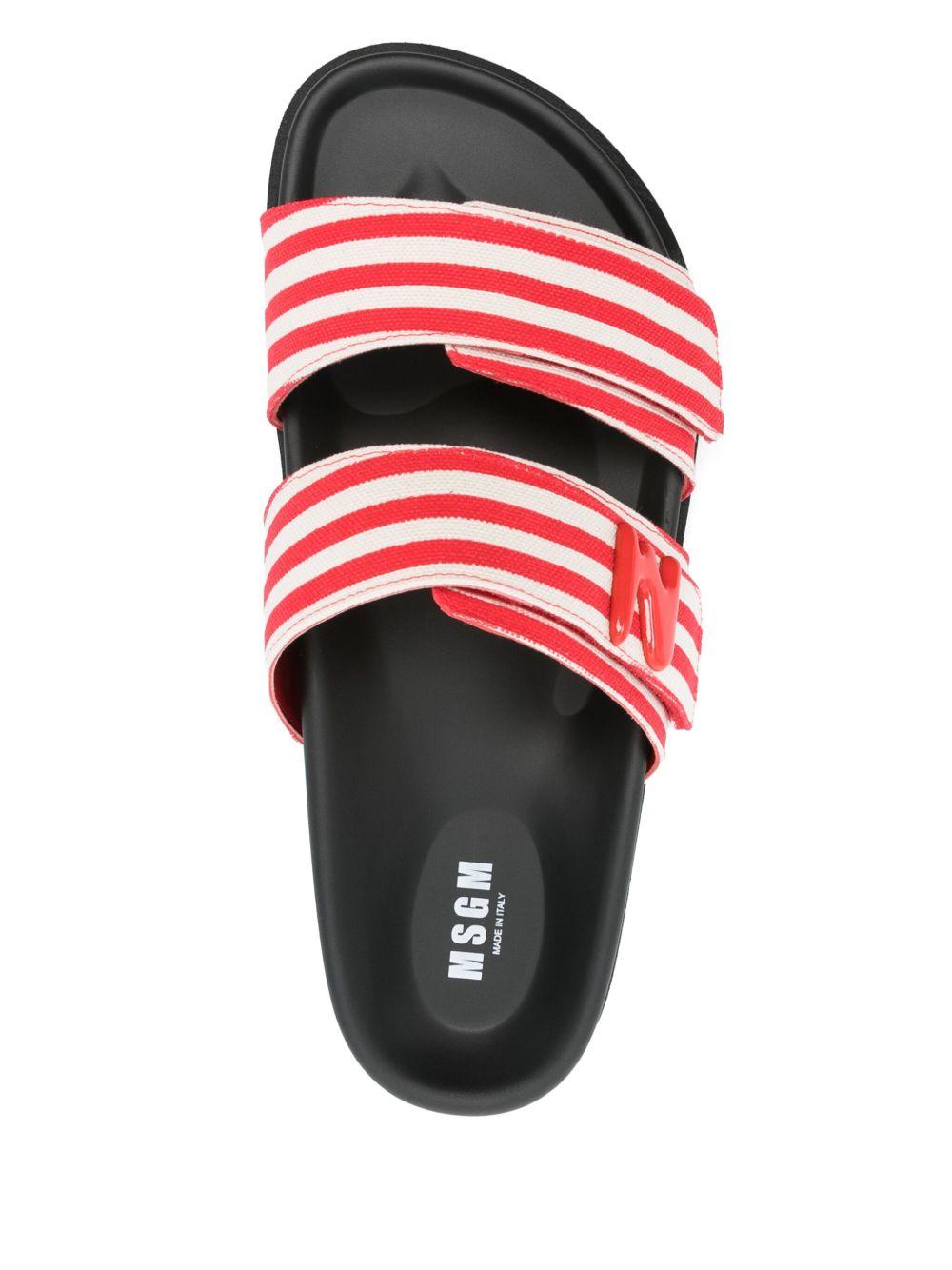 striped canvas slides Product Image