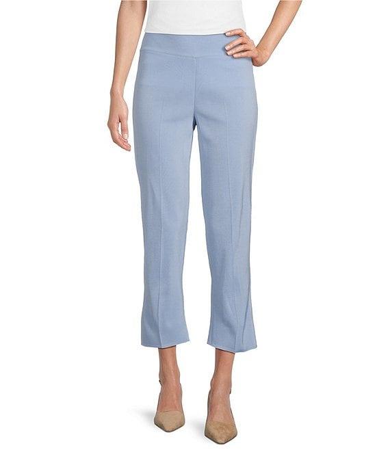 MISOOK Knit Flat Front Slim Leg Ankle-Length Pull-On Pants Product Image