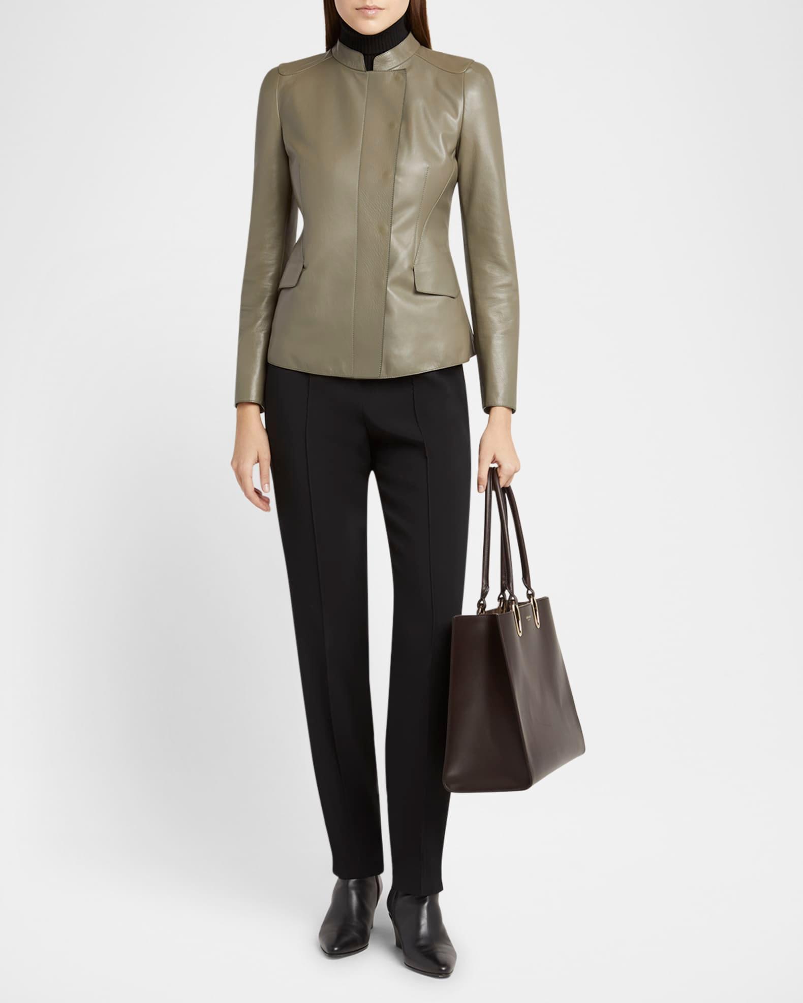 Fitted Nappa Leather Jacket Product Image