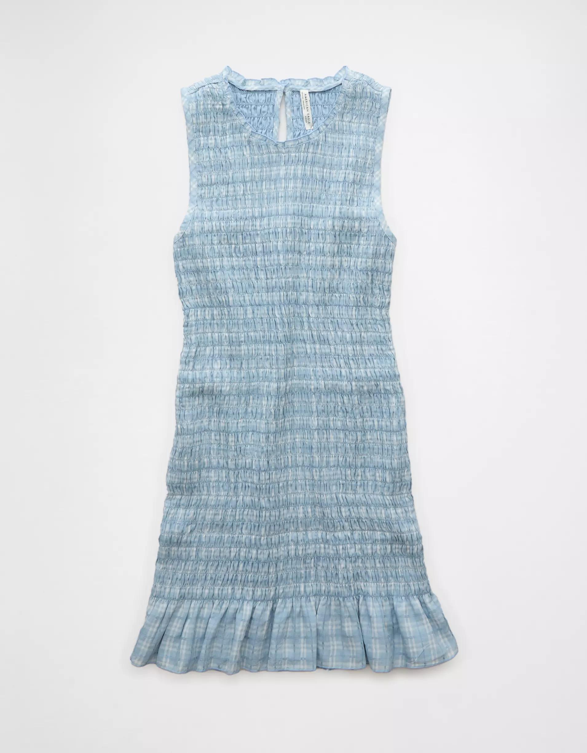 AE Smocked Bodycon Mini Dress Product Image