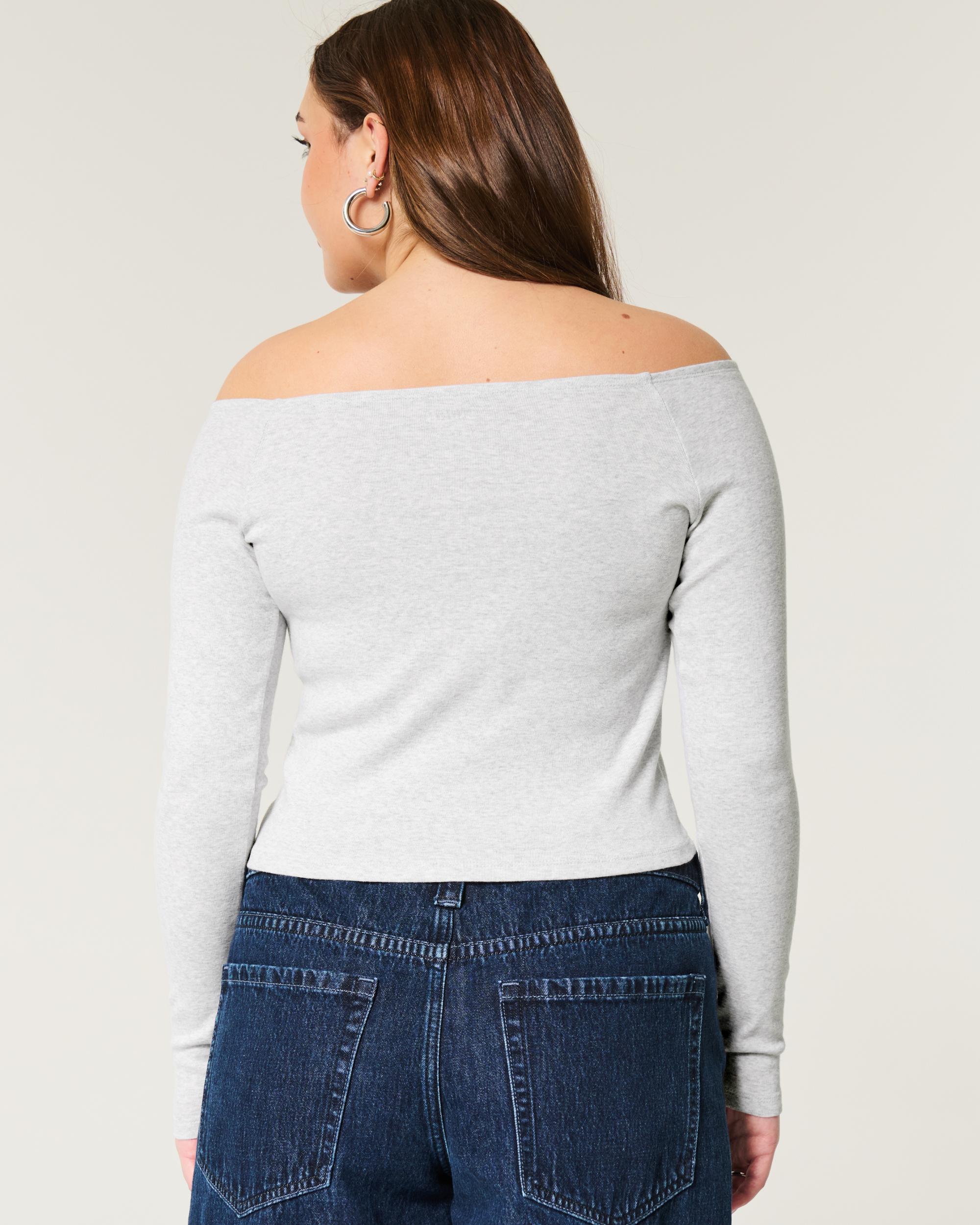 Easy New York Graphic Off-the-Shoulder Top Product Image