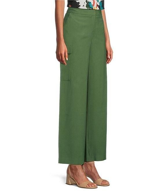 Investments Petite Size Wide Leg Cargo Pants Product Image