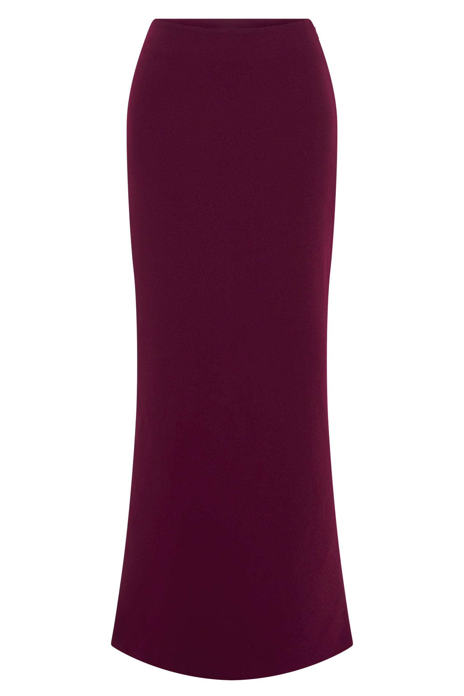 Micah Suiting Maxi Skirt - Plum Product Image