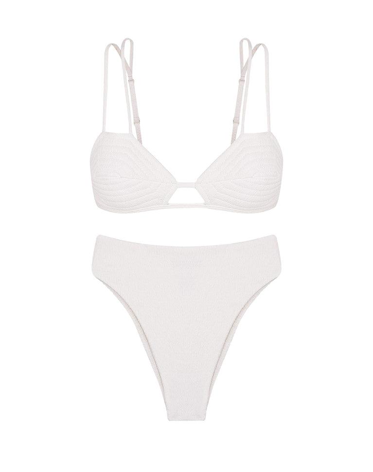 Firenze Gigi Hot Pant Bottom - White Product Image