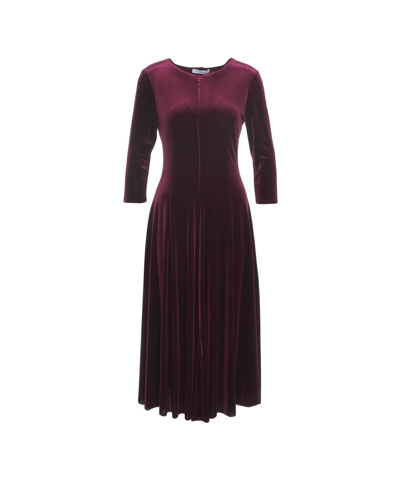 Velvet maxi dress Product Image