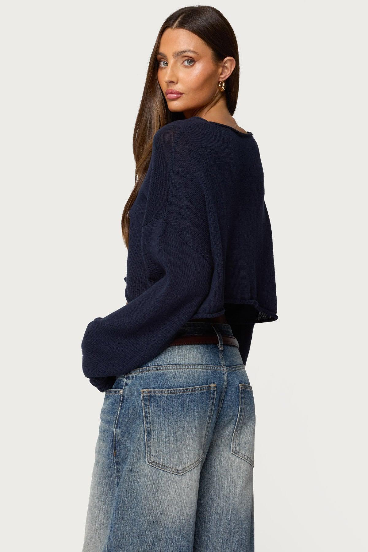 Shyrah Oversized Knit Top Product Image