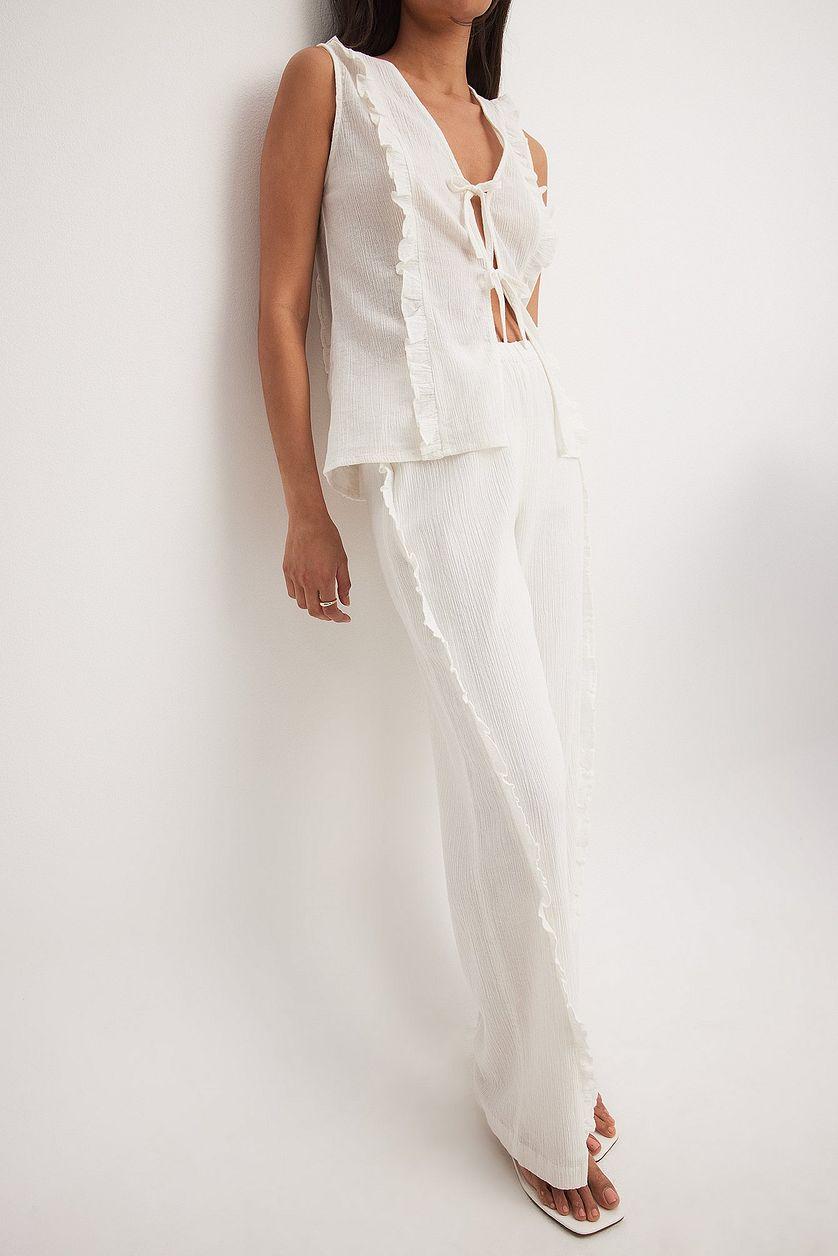 Frill Details Pants Product Image