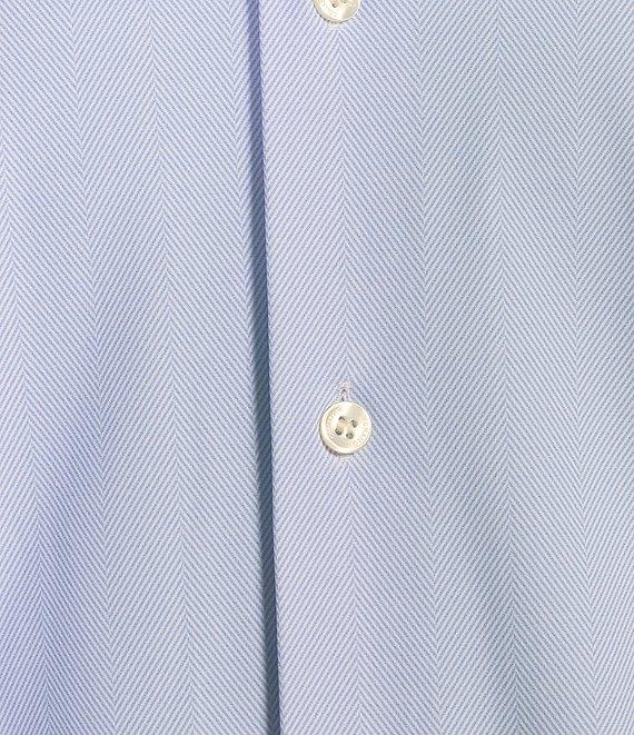 Murano Collezione Canclini Slim-Fit Herringbone Long-Sleeve Techno Woven Shirt Product Image