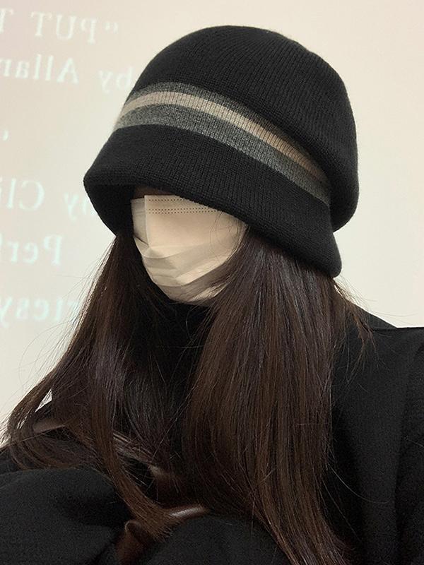 Striped Knitted Hats Product Image